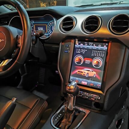 Tesla Android system Car radio Multimedia GPS Navigation For Ford Mustang 2015 2016 2017 2018 2019 stereo Player head unit