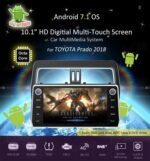 AuCAR 10.1" GPS Navigation system for Toyota Prado 2018 Android Car DVD Player HD 1024*600 Bluetooth GPS radio WIFI 4G Car Stereo - Image 2