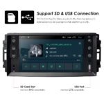 AuCAR Android Car DVD Player for Jeep Chrysler 300C Jeep Wrangler Dodge Journey Car GPS Multimedia system HD Bluetooth Radio WIFI 4G AUX touch screen - Image 9