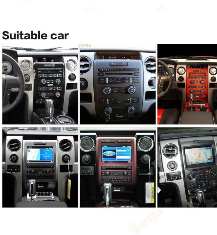 AuCAR 13‘’ Tesla Style Android 9.0 multimedia Car radio For Ford F150 2009 -2014 GPS navigation stereo Carply autoradio 2 din 1 order - Image 9