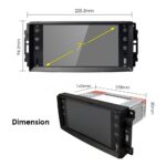 AuCAR Android Car DVD Player for Jeep Chrysler 300C Jeep Wrangler Dodge Journey Car GPS Multimedia system HD Bluetooth Radio WIFI 4G AUX touch screen - Image 7