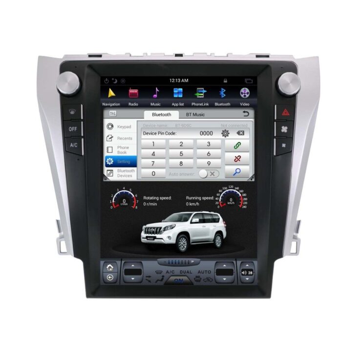 AuCAR Vertical screen RAM Android 9.0 Car NO DVD Player GPS Navigation Stereo In-dash for Toyota Camry Aurion 2012- 2015 Multimedia HD - Image 3