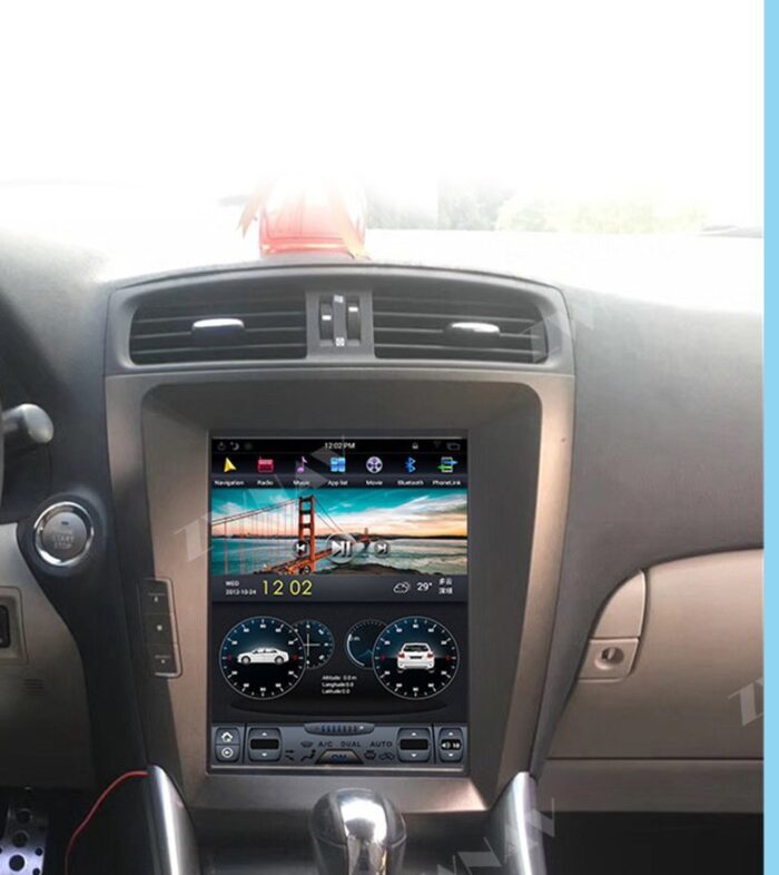 AuCAR Tesla style Android 8.1 Car GPS Navigation For Lexus GS GS200 GS300 GS350 GS450 GS460 head unit multimedia Player tape recorder - Image 5