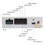 AuCAR Android 9.0 Tesla style 4GRAM Car GPS Navigation car No DVD Player For Lexus LS460 radio tape recorder auto head unit multimedia - Image 11