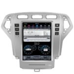 AuCAR PX6 4GB RAM Tesla style Android 9.0 Car GPS Navigation For Ford Mondeo MK4 2007-2010 head unit multimedia radio tape recorder HD