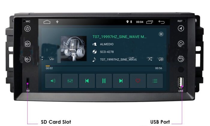 AuCAR Android Car DVD Player for Jeep Chrysler 300C Jeep Wrangler Dodge Journey Car GPS Multimedia system HD Bluetooth Radio WIFI 4G AUX touch screen - Image 26