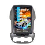 AuCAR Tesla style Android 9 Car GPS Navigation For Ford Ranger/F250 2011-2016 radio tape recorder headunit auto stereo multimedia IPS - Image 2