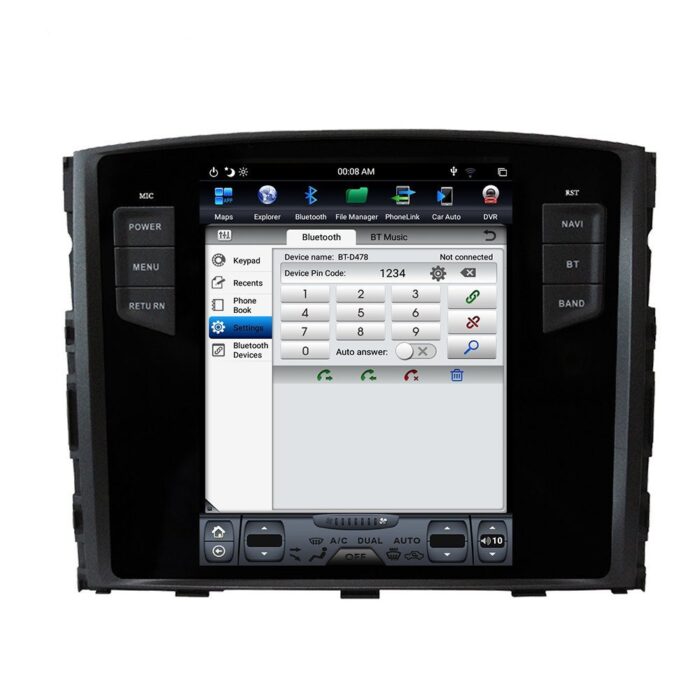 AuCAR Android 4G RAM Tesla style Car GPS Navigation For MITSUBISHI PAJERO V97 V93 Shogun Montero 2006+ headunit radio tape recorder - Image 4