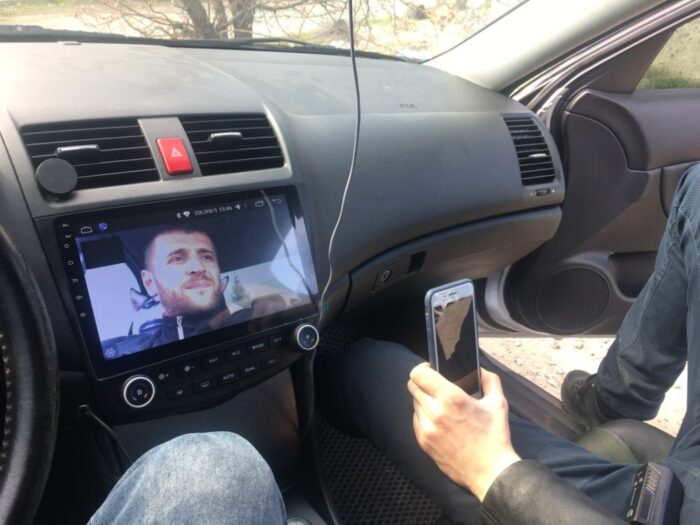 AuCAR Android Car DVD Player for Honda Accord 2003-2007 Car GPS Multimedia system HD Bluetooth Radio WIFI 4G AUX touch screen - Image 6