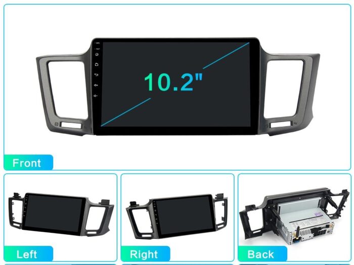 AuCAR Android Car DVD Player for Toyota RAV4 2014-2018 Car GPS Multimedia system HD Bluetooth Radio WIFI 4G AUX touch screen - Image 4
