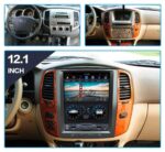 AuCAR Android 9.0 4GB RAM Tesla style PX6 Car GPS Navigation For TOYOTA LAND CRUISER LC100 2003+ headunit multimedia radio tape recorder - Image 2