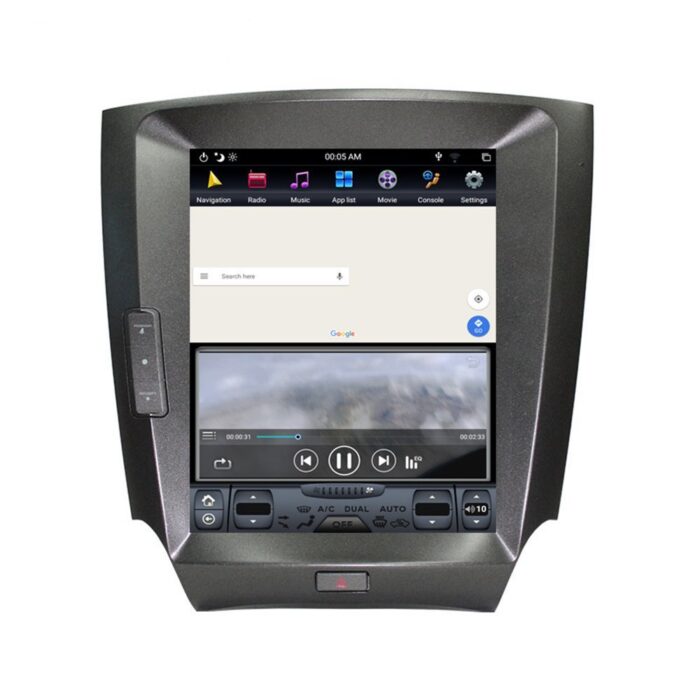 AuCAR Vertical Screen Android 9.0 PX6 Car GPS navigation For LEXUS IS250 IS350 radio tape recorder Multimedia player headunit Autoradio - Image 4