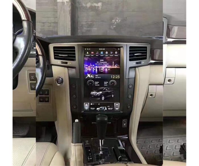 AuCAR Tesla style Android 9.0 Car GPS Navigation Auto No DVD Player For Lexus LX570 radio tape recorder head unit multimedia player HD - Image 7