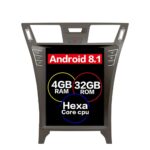 AuCAR Android 9.0 Tesla style 4GRAM Car GPS Navigation car No DVD Player For Lexus LS460 radio tape recorder auto head unit multimedia - Image 3