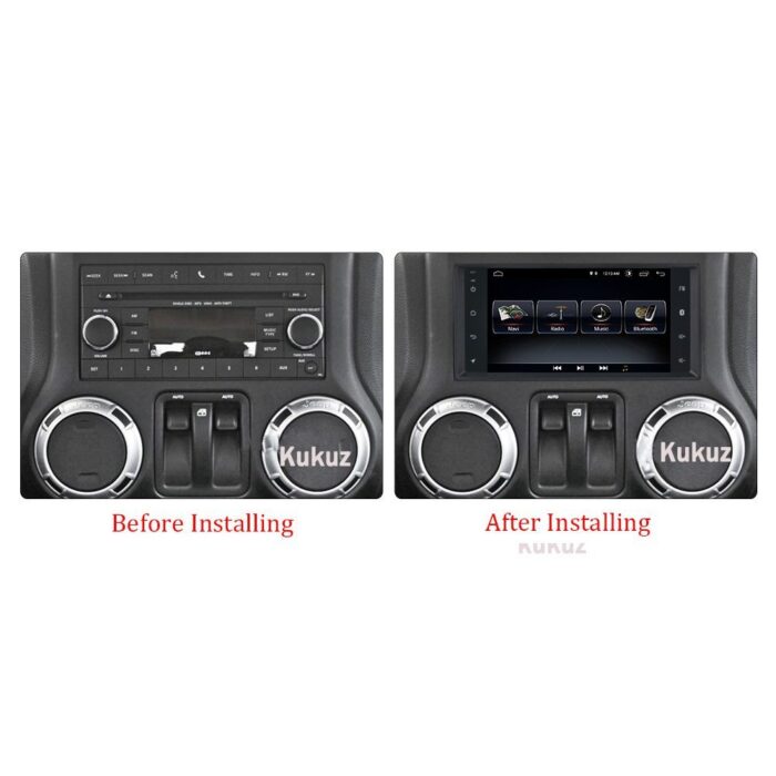 AuCAR Android Car DVD Player for Jeep Grand Cherokee 2008-2010 Car GPS Multimedia system HD Bluetooth Radio WIFI 4G AUX touch screen - Image 3