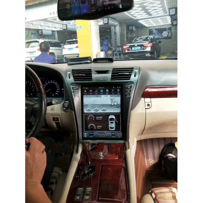 AuCAR Android 9.0 Tesla style 4GRAM Car GPS Navigation car No DVD Player For Lexus LS460 radio tape recorder auto head unit multimedia - Image 6