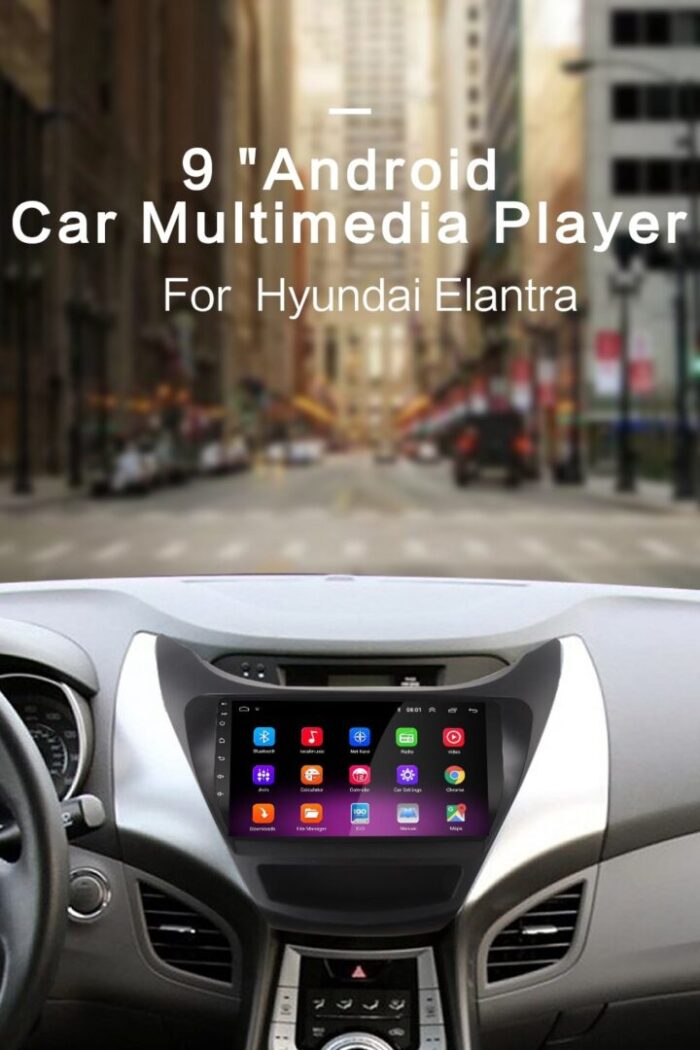 AuCAR Android Car DVD Player for Hyundai Elantra 2010-2013 Car GPS Multimedia system HD Bluetooth Radio WIFI 4G AUX touch screen - Image 9