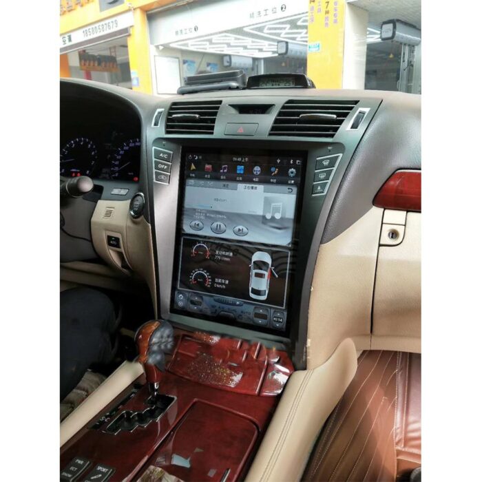 AuCAR Android 9.0 Tesla style 4GRAM Car GPS Navigation car No DVD Player For Lexus LS460 radio tape recorder auto head unit multimedia - Image 5