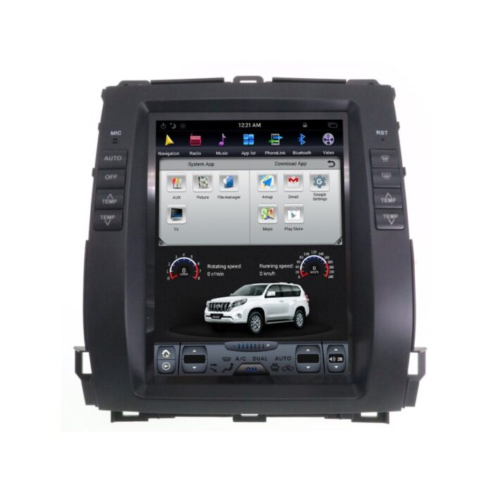 AuCAR PX6 4GB RAM Android 9.0 Car GPS Navigation For Toyota Land Cruiser Prado 120/Lexus GX470 Headunit multimedia radio tape recorder - Image 9