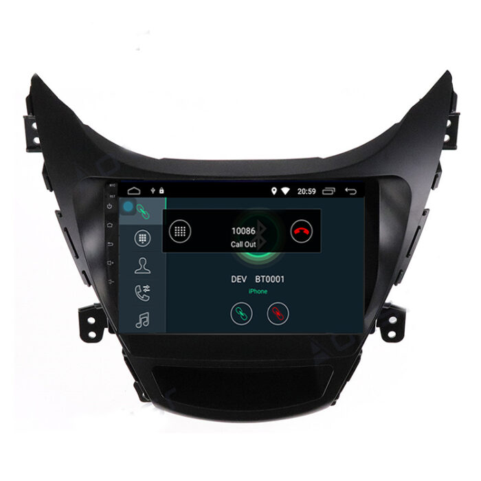 AuCAR Android Car DVD Player for Hyundai Elantra 2010-2013 Car GPS Multimedia system HD Bluetooth Radio WIFI 4G AUX touch screen - Image 6