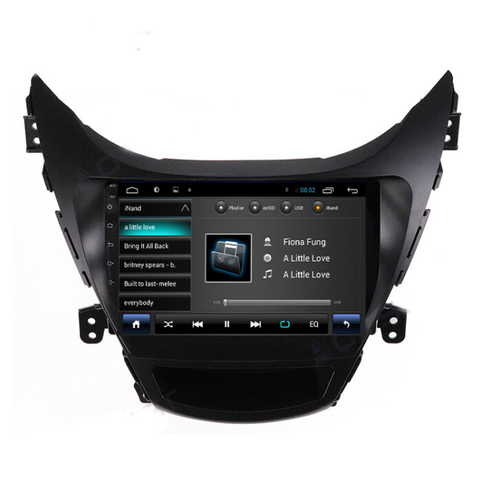 AuCAR Android Car DVD Player for Hyundai Elantra 2010-2013 Car GPS Multimedia system HD Bluetooth Radio WIFI 4G AUX touch screen - Image 7