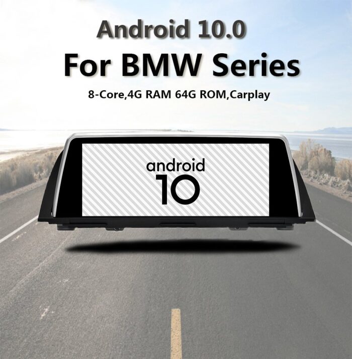 AuCAR NEW STYLE Android 10 car multimedia for BMW F10 5 Series 2011-2017 CIC CCC NBT 8 core Android 10.25'' car radio 4G LET DSP - Image 3