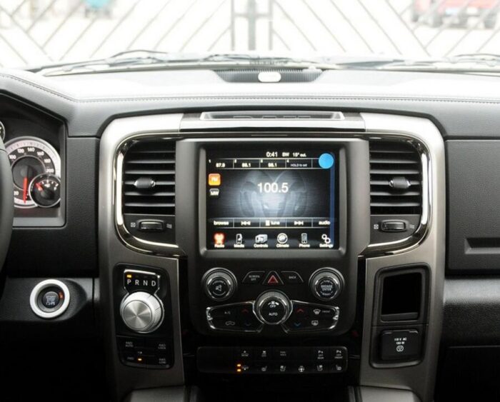 AuCAR Android 9.0 Tesla Style 10.4" Car multimedia for Dodge RAM GPS System Audio 2014 - Bluetooth Radio WIFI Vertical Stereo IPS - Image 3