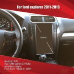 AuCAR Tesla 13.6 inch For ford Explorer Android multimedia Car Radio For ford Explorer 2011-2019 GPS Navigation Stereo autoradio - Image 3