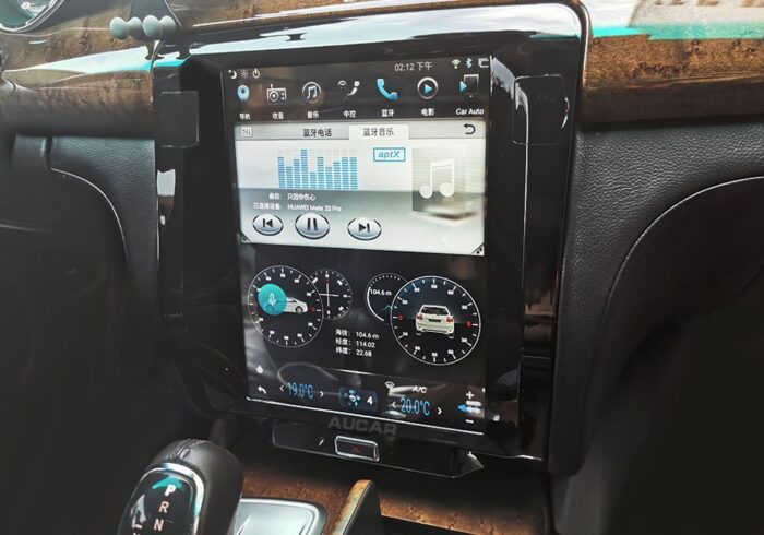 AuCAR tesla style 10.4 inch Android 9 Car multimedia radio for Maserati Quattroporte 2012-2019 GPS navigation Stereo unit - Image 2