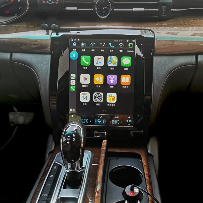 AuCAR tesla style 10.4 inch Android 9 Car multimedia radio for Maserati Quattroporte 2012-2019 GPS navigation Stereo unit - Image 7