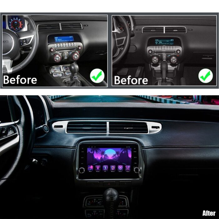 AuCAR Android Car radio For Chevrolet Camaro/CC 2010-2015 car multimedia DVD GPS navigation WIFI stereo Android player - Image 3