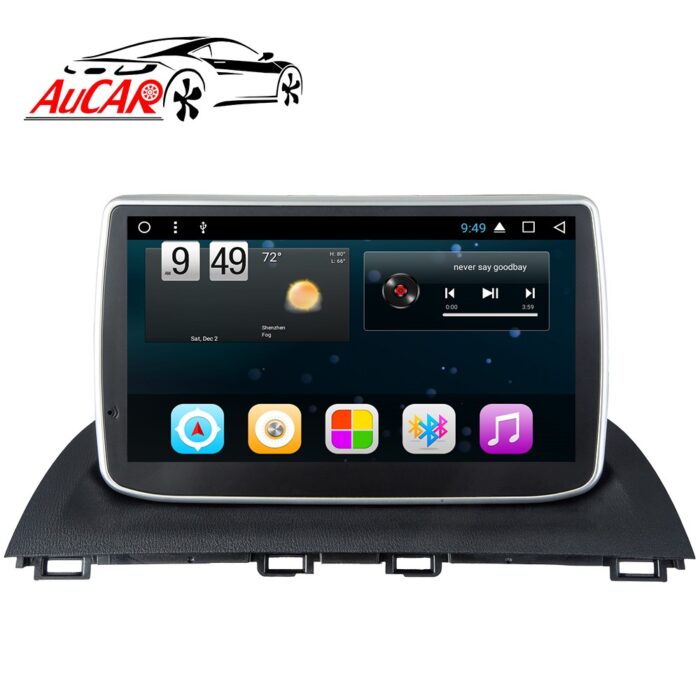 AuCAR Android 9" Car DVD Player for Mazda 3 Axela car radio 2014 - 2018 HD 1024*600 Bluetooth GPS Radio WIFI 4G car Stereo DVD - Image 2