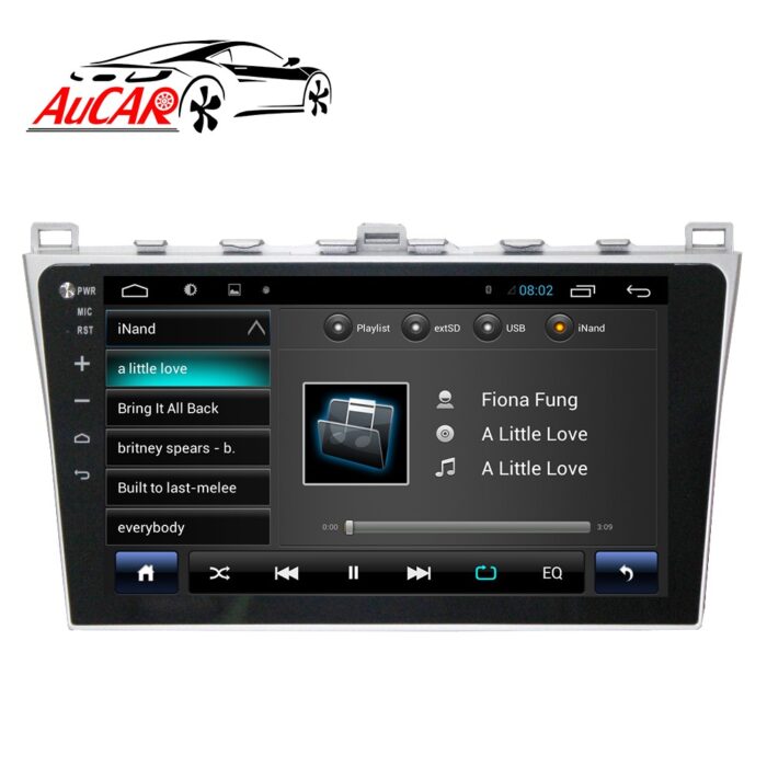 AuCAR Android Car DVD Player for Mazda 6 Ruiyi 2008 - 2012 navigation system 1024*600 Bluetooth GPS Radio WIFI 4G Stereo - Image 4