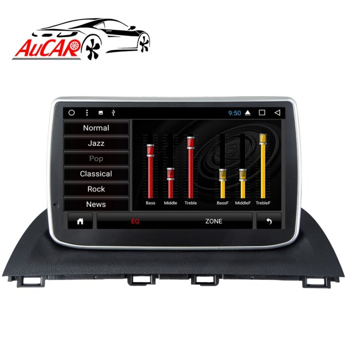 AuCAR Android 9" Car DVD Player for Mazda 3 Axela car radio 2014 - 2018 HD 1024*600 Bluetooth GPS Radio WIFI 4G car Stereo DVD - Image 3