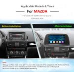 AuCAR Android 9" Car DVD Player Car Radio for Mazda CX-5 2014 - 2016 HD 1024*600 Bluetooth GPS navigation WIFI 4G IPS Stereo DVD - Image 8