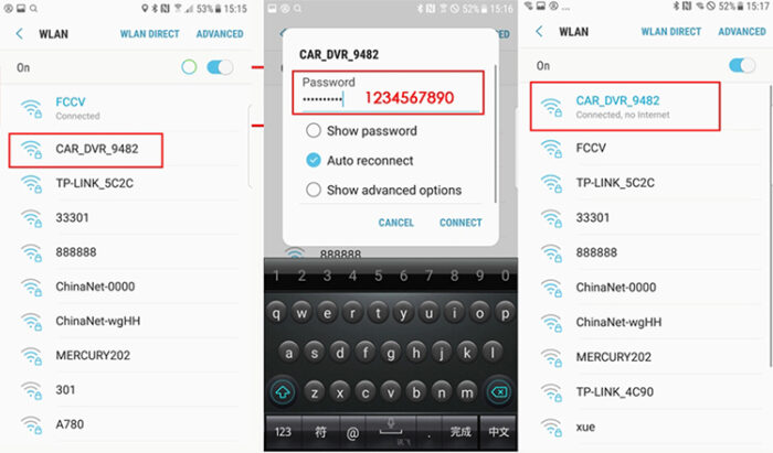 AuCAR DVR Wifi Camera Digital Video Recorder Mini Dash Cam Image Video Recorder Full HD 1080P Dual Lens DVR G sensor - Image 10