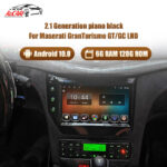 AuCAR Gen 2.1 6gb ram 128gb rom Android 10 system Car Radio for Maserati GT/GC GranTurismo 2007 - 2017 multimedia Stereo Audio DVD player