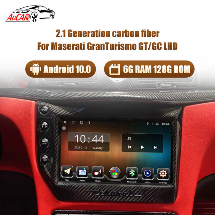 AuCAR Gen 2.1 6gb ram 128gb rom Android 10 system Car Radio for Maserati GT/GC GranTurismo 2007 - 2017 multimedia Stereo Audio DVD player - Image 4