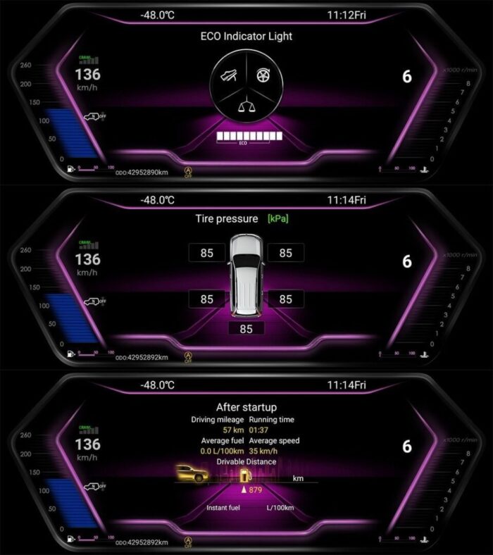 AuCAR Android instrument cluster for Jeep wrangler instrument panel  2011-2017 car gps navigation multimedia Stereo - Image 6