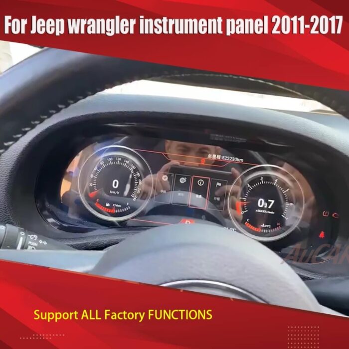 AuCAR Android instrument cluster for Jeep wrangler instrument panel  2011-2017 car gps navigation multimedia Stereo - Image 2