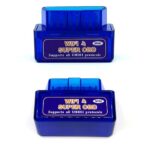 Super AuCAR Mini Elm327 WIFI OBD2 V1.5 Elm 327 V 1.5 OBD 2 Car Diagnostic-Tool Scanner Elm-327 OBDII Adapter Auto Diagnostic Tool