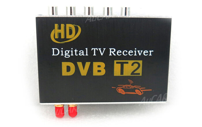 AuCAR DVB-T/T2/ATSC Car Digital TV HD MPEG-4 Tuner Receiver Two Antenna 140-200km/h Two Chip Tuner DVB T BOX - Image 7