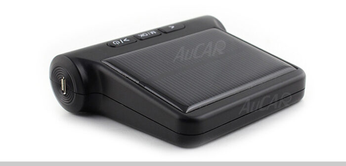 AuCAR LED Car Tire Pressure Monitoring System TPMS Solar Power Wireless LCD Display with 4 external Sensor Auto Security Alarm - Image 5