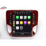 AuCAR Tesla Style Android 9.0 Car radio1 din DVD for GMC Yukon Chevrolet Tahoe Suburban Silverado 2007-2012 GPS Navigation IPS AUX - Image 2