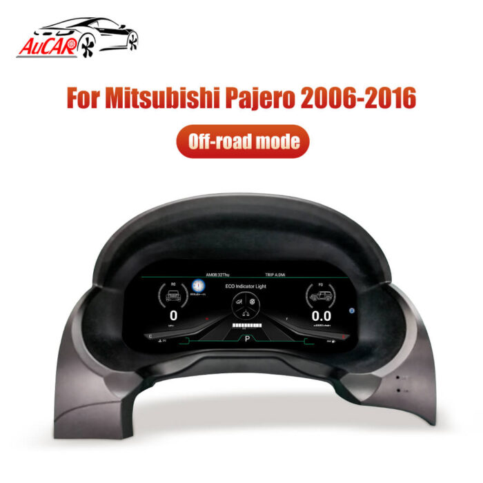 AuCAR Android 9.0 Instrument Cluster Panel for Mitsubishi Pajero 2006-2016 Car GPS Navigation Multimedia Stereo - Image 8