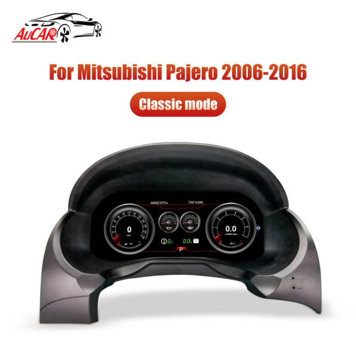 AuCAR Android 9.0 Instrument Cluster Panel for Mitsubishi Pajero 2006-2016 Car GPS Navigation Multimedia Stereo - Image 7