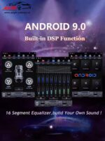 Aucar Tesla Style Android 9 for Honda CIVIC 2016-2019 Multimidia car radio Gps navigation 1 din autoradio stereo player - Image 9