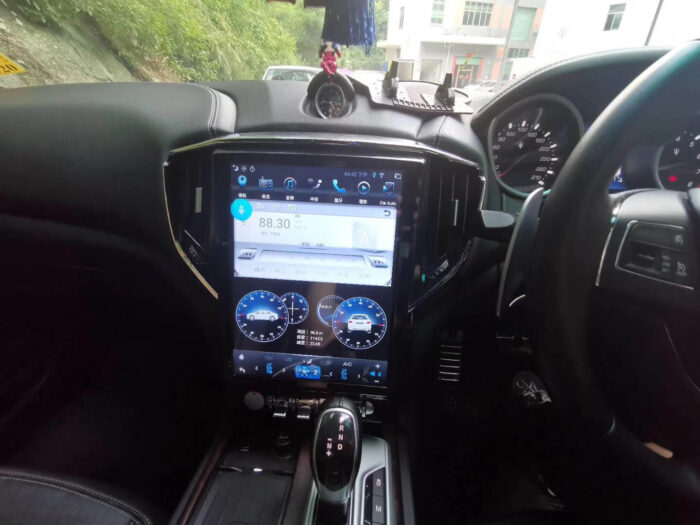 AuCAR 12.1" Android 9 Vertical For Maserati Ghibli 2014-2019 Car Radio DVD Player GPS Multimedia Navi Stereo Carplay Headunit PX6 - Image 4