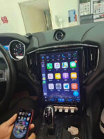 AuCAR 12.1" Android 9 Vertical For Maserati Ghibli 2014-2019 Car Radio DVD Player GPS Multimedia Navi Stereo Carplay Headunit PX6 - Image 3