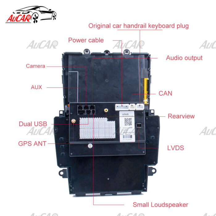 AuCar Tesla Android 9 13.6" Car Radio GPS Navigation for Infiniti MK5 Q50 Q50L Q60 Q60L 2020 2021+ Car Multimedia Stereo Player Car Video - Image 25